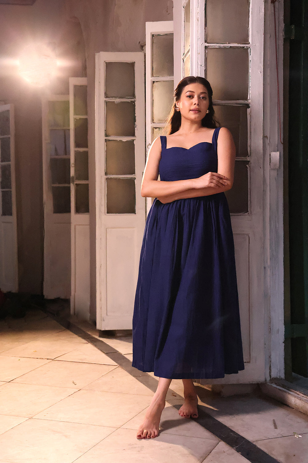Blue Dusk Cotton Dress