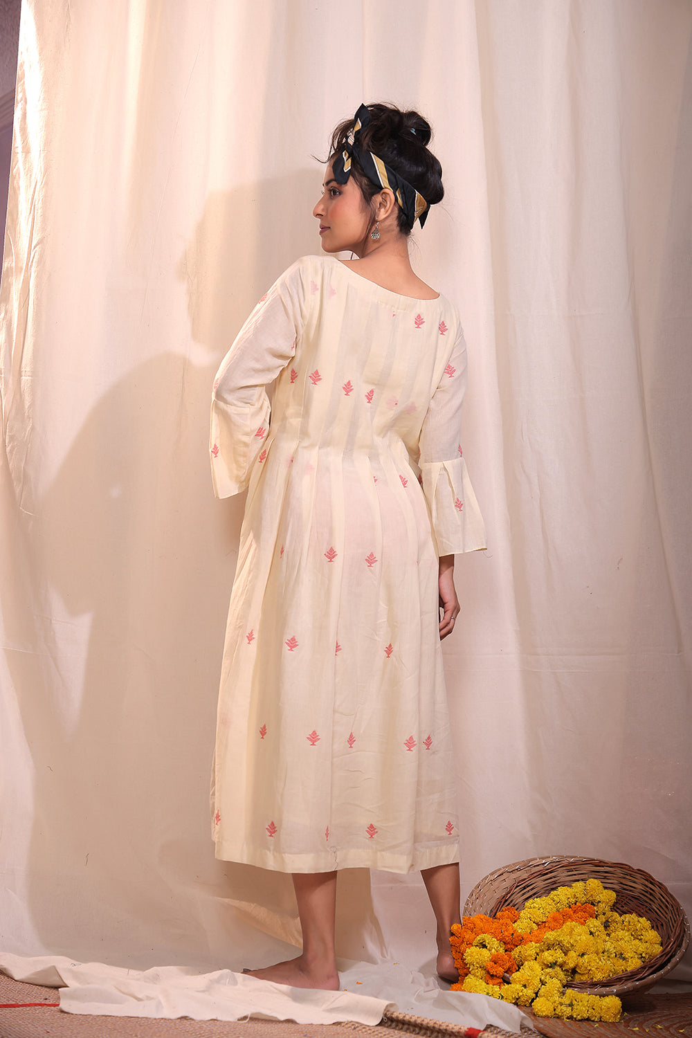 Redwood Jamdani Dress