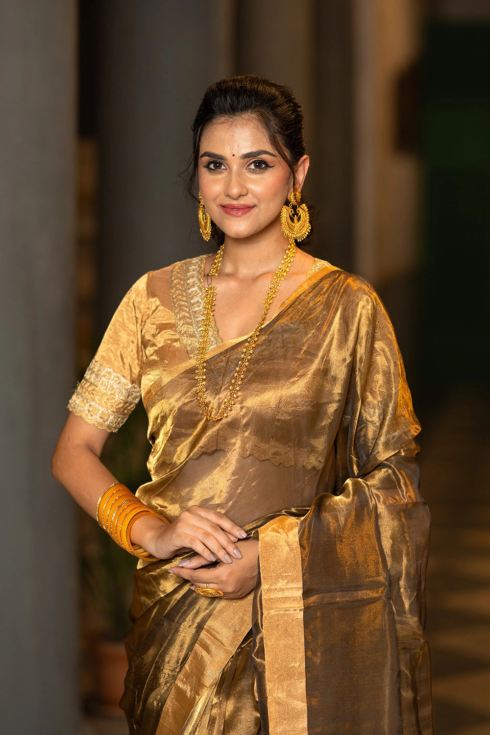 Sona Tissue Silk Blouse