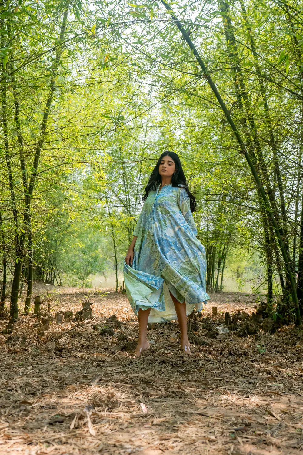 Bluegrass Marble Pure Cotton Dress