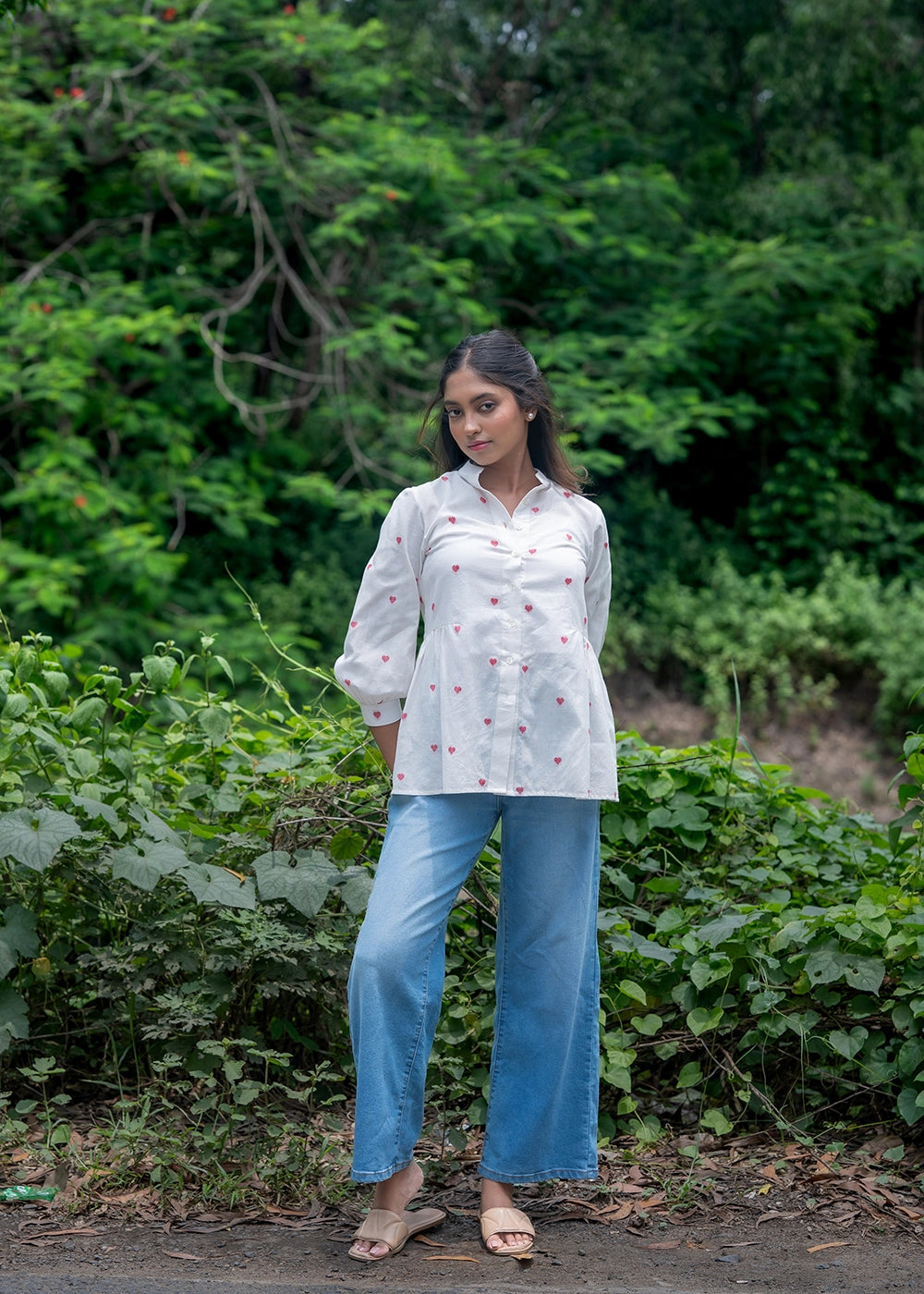 Scarlet Bloom South Cotton Top