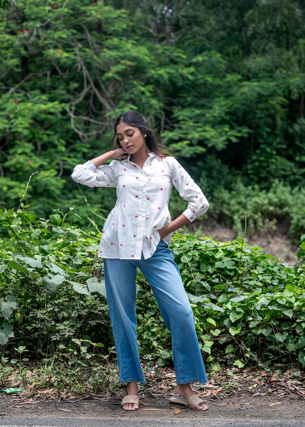 Scarlet Bloom South Cotton Top