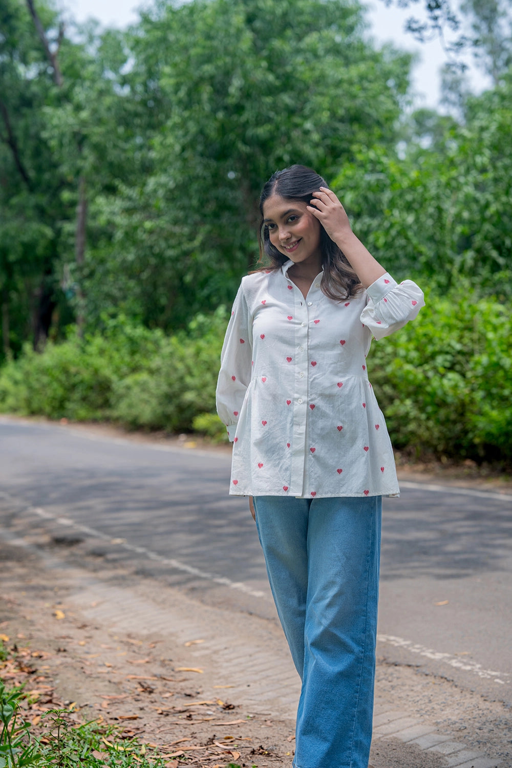 Scarlet Bloom South Cotton Top