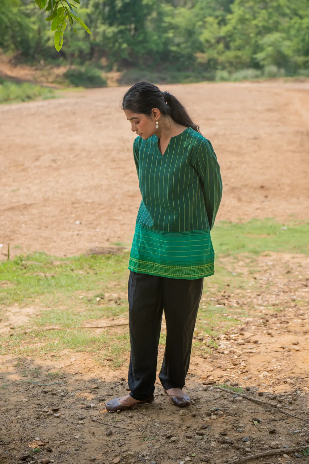Green Pure Cotton Top