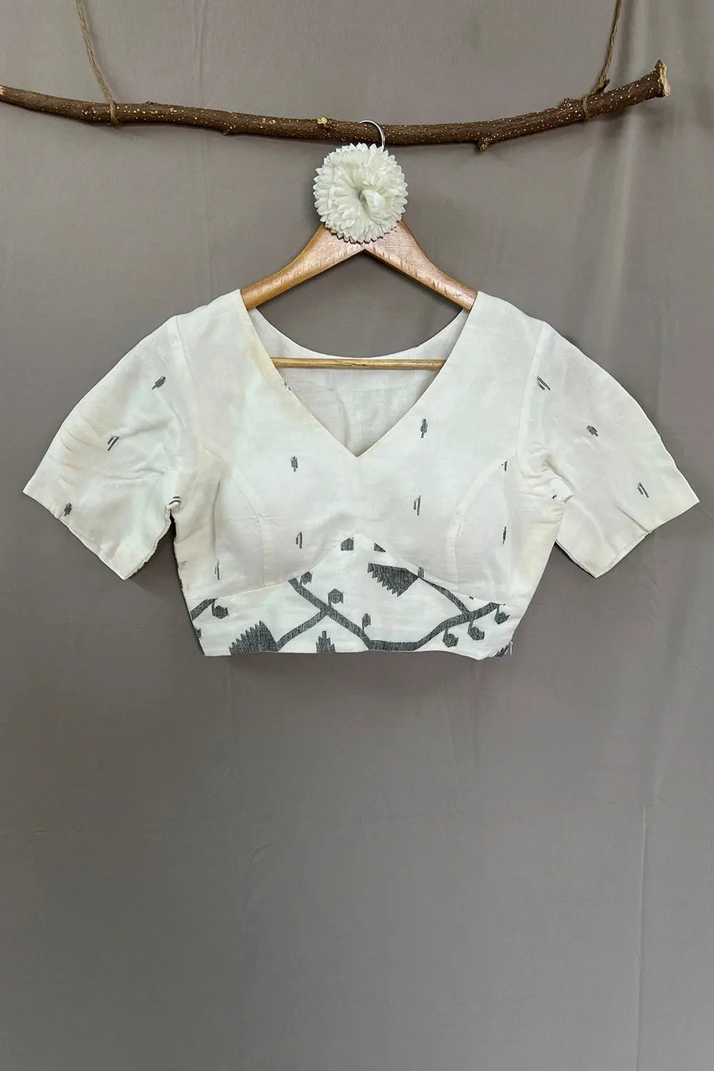 Saadgi Jamdani Blouse