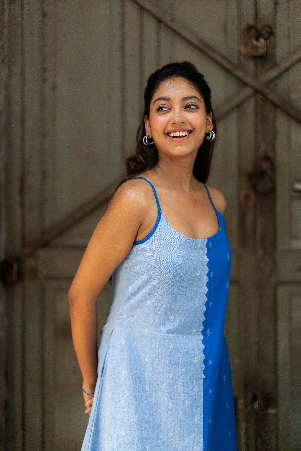 Blue Mirage South Cotton Dress