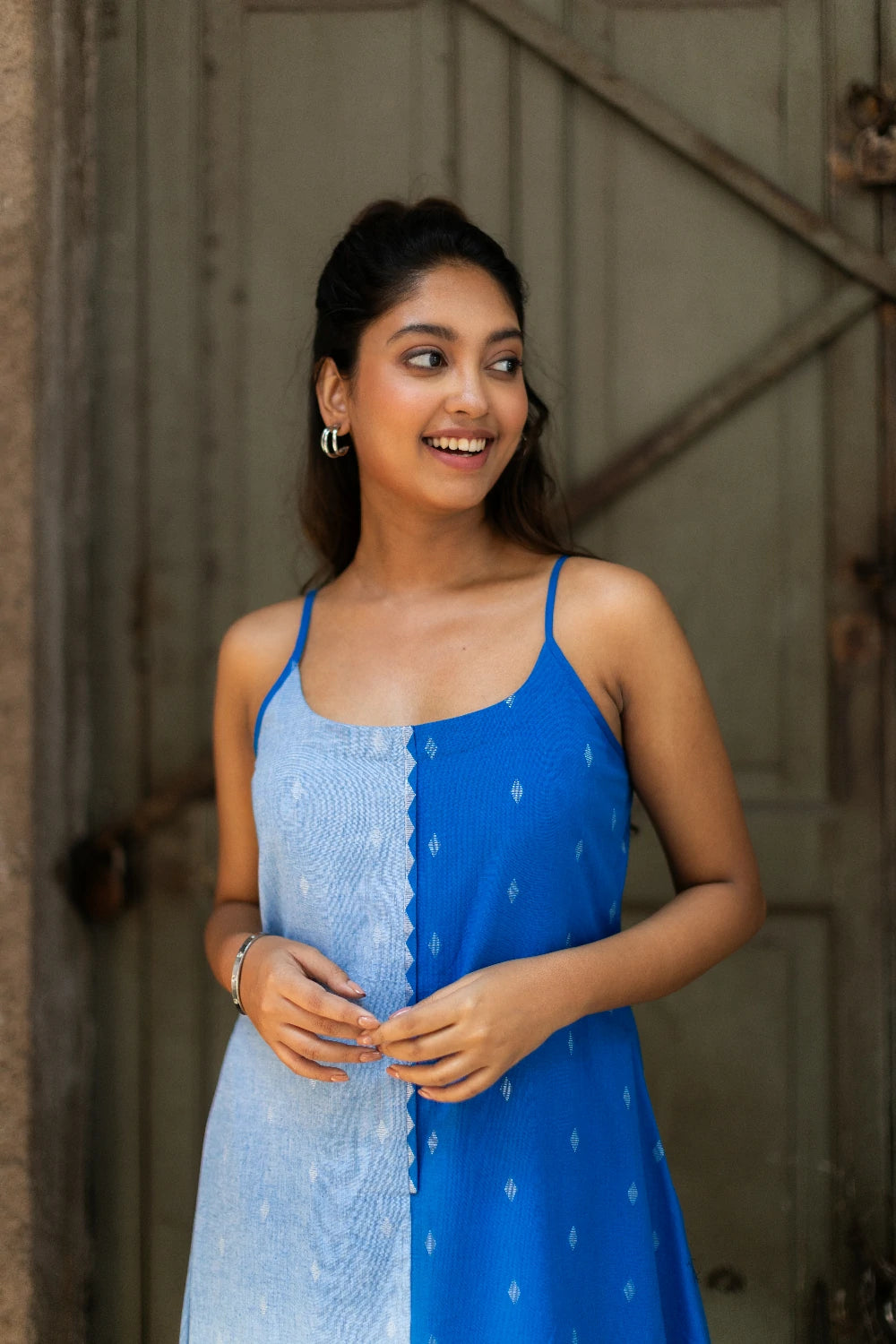 Blue Mirage South Cotton Dress