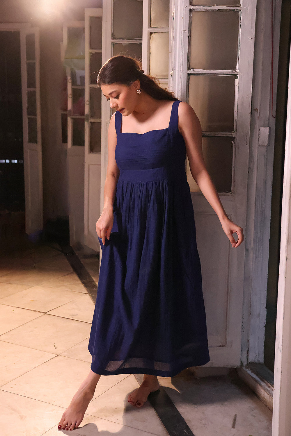 Blue Dusk Cotton Dress