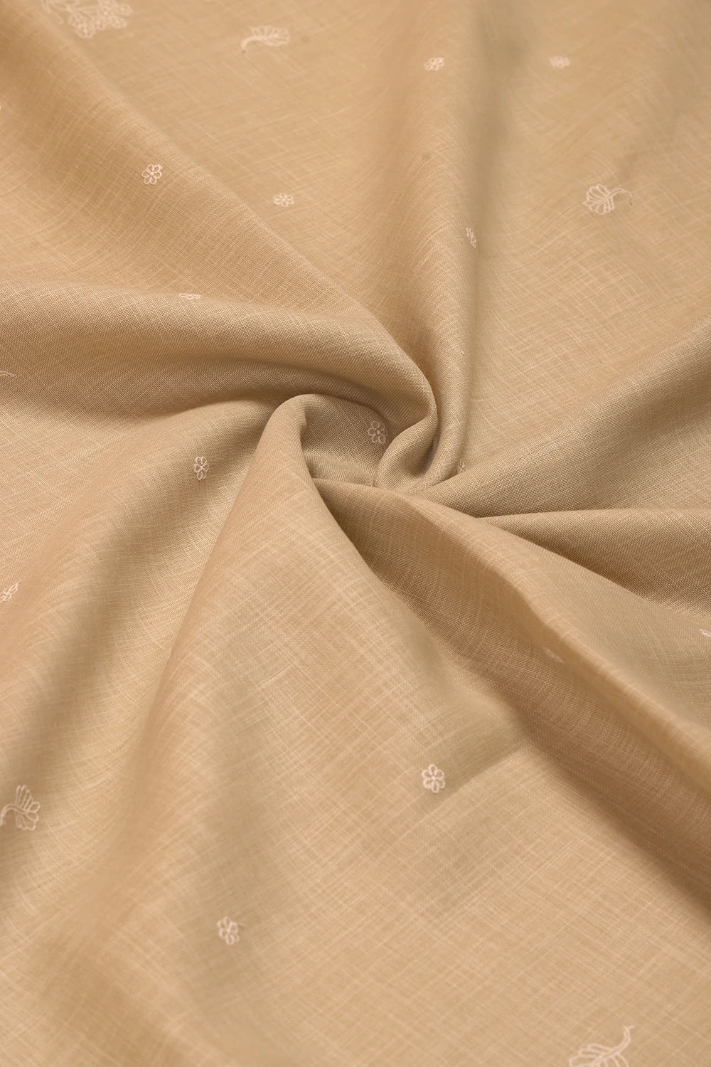 Pastel Green Linen Embriodered Suit Set With Dupatta