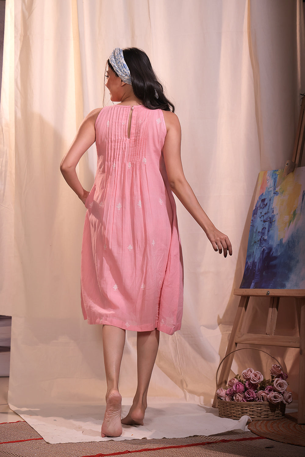 Cotton Candy Jamdani Dress