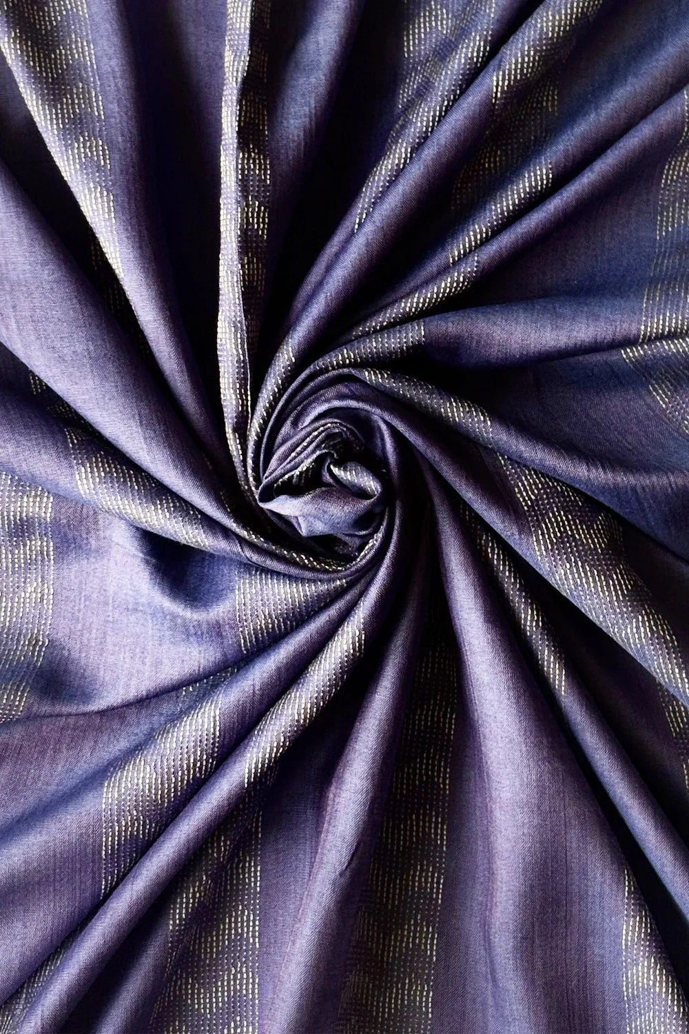 Ocean Blue Bel Lata Cotton Silk Woven Dupatta