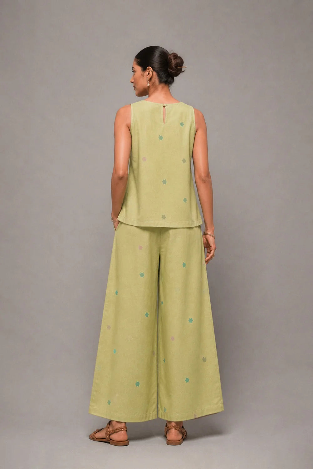 Mint Green Jamdani Co-Ord Set