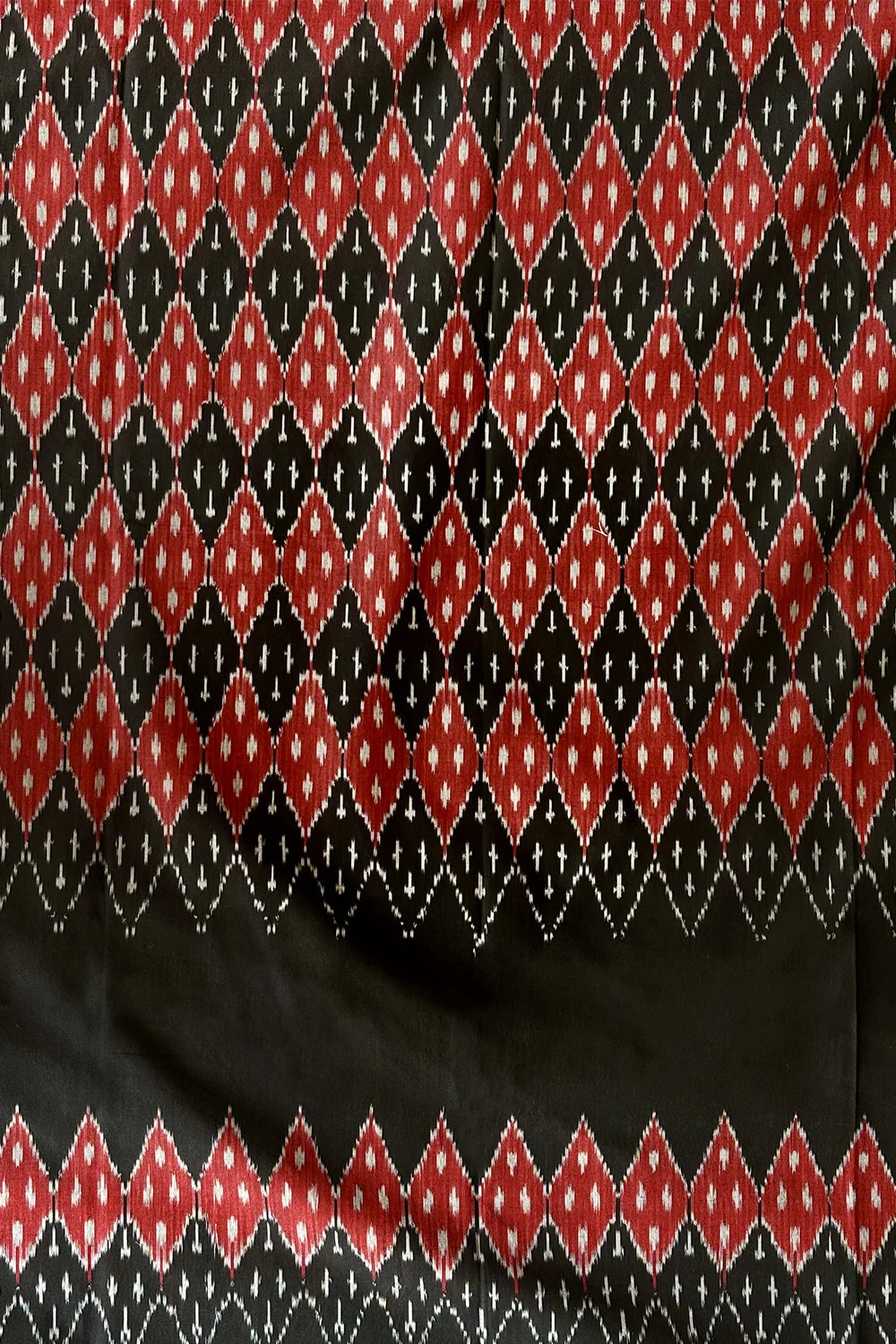 Handloom Multi Maroon Rust Ikkat Dupatta