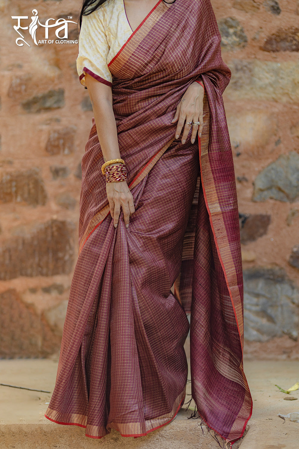 Shop the exquisite Pink Handloom Bhagalpur Pure Tussar Silk Saree –  Luxurion World