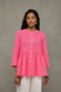 Pink Pure Cotton  Buttoned Top