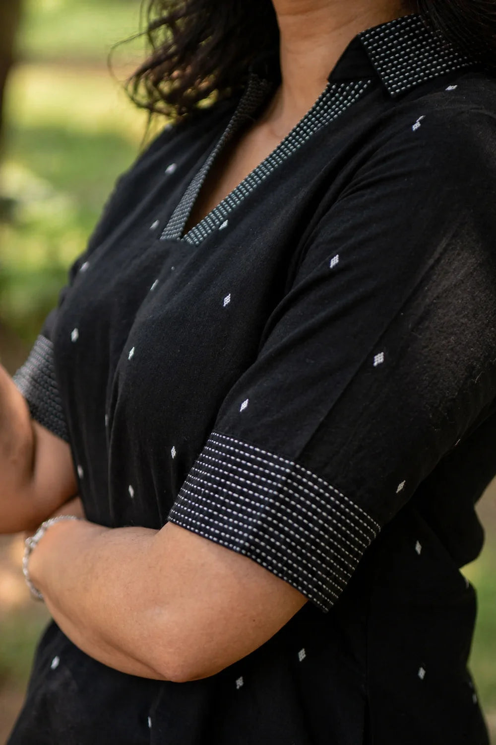 Black & White Pure Cotton Top