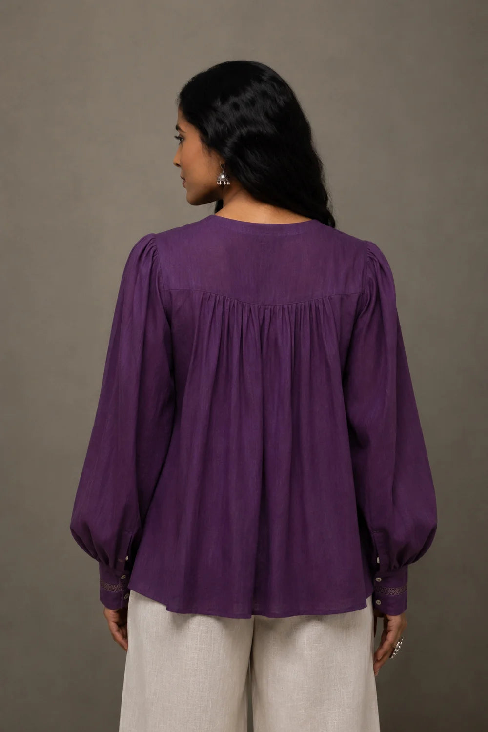 Purple Malai Flared Top