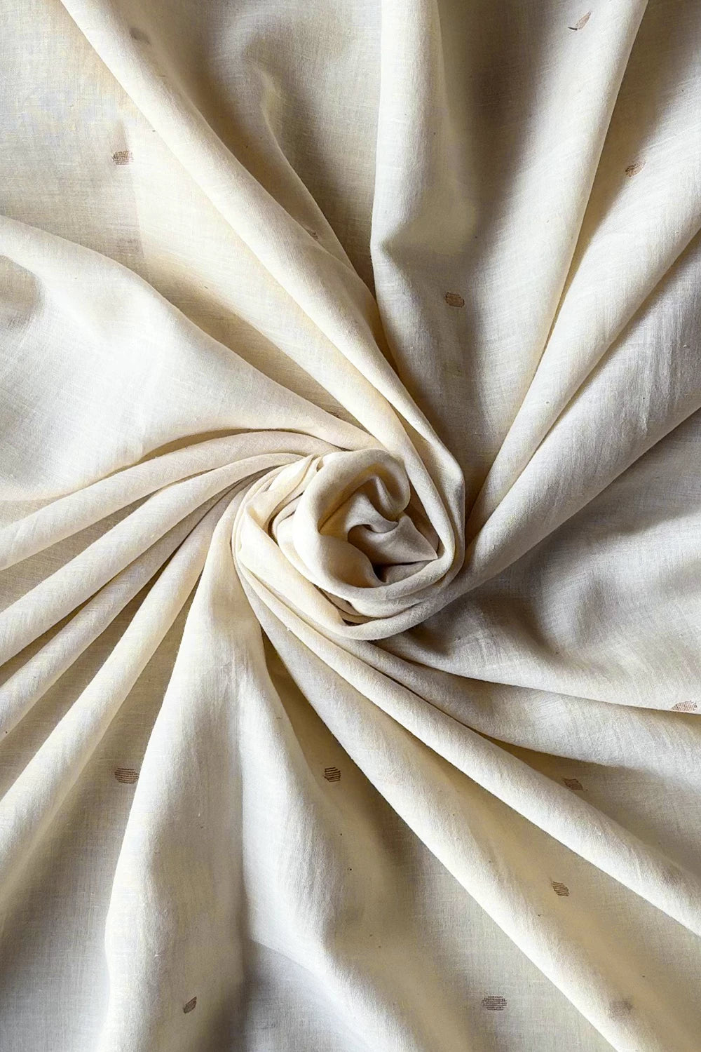 Handloom Ivory Zari Jamdani Dupatta