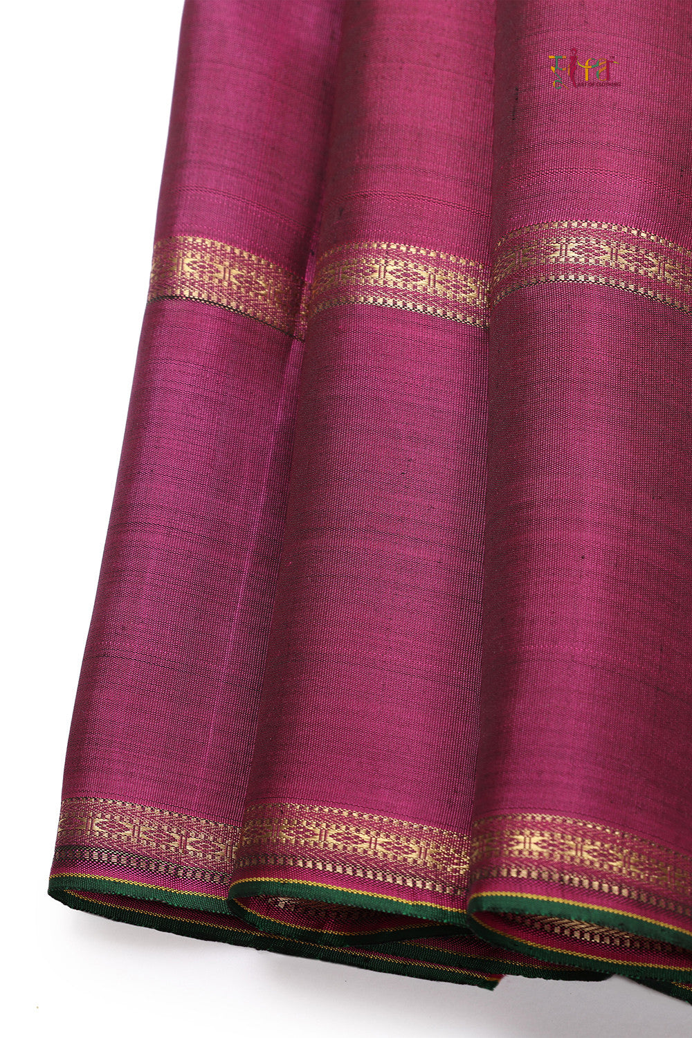 Handloom Black  Kanchipattu Saree With Bird Motifs