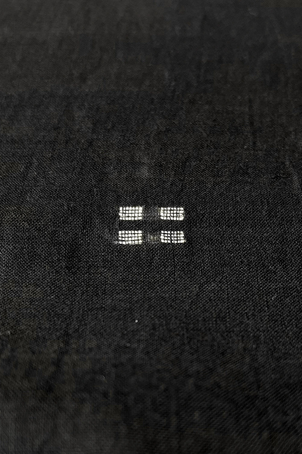 Handloom Noir Black  Yantra Jamdani Dupatta