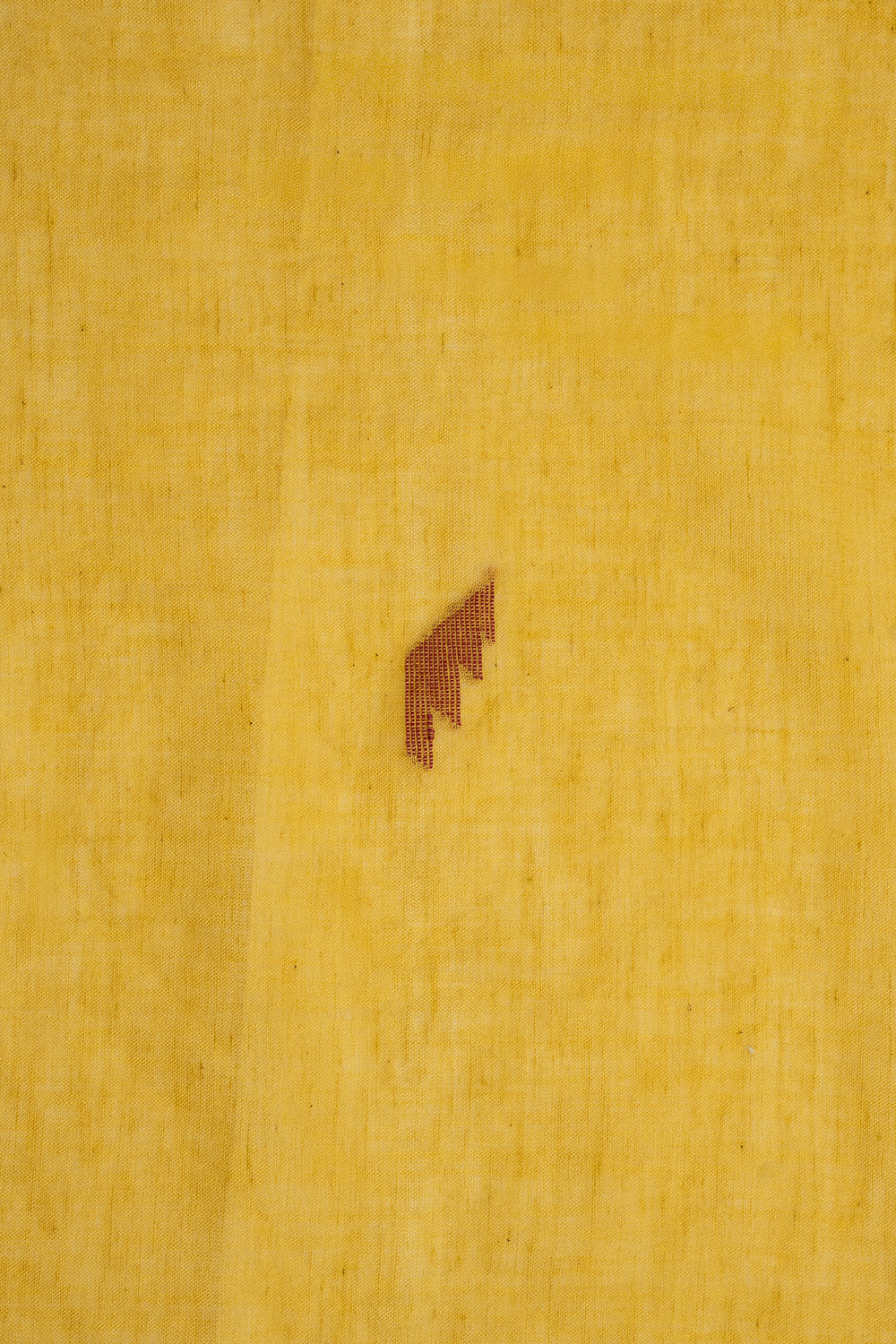 Mustard Yellow Handwoven Pure Cotton Jamdani Dupatta-Sutra Art of Clothing
