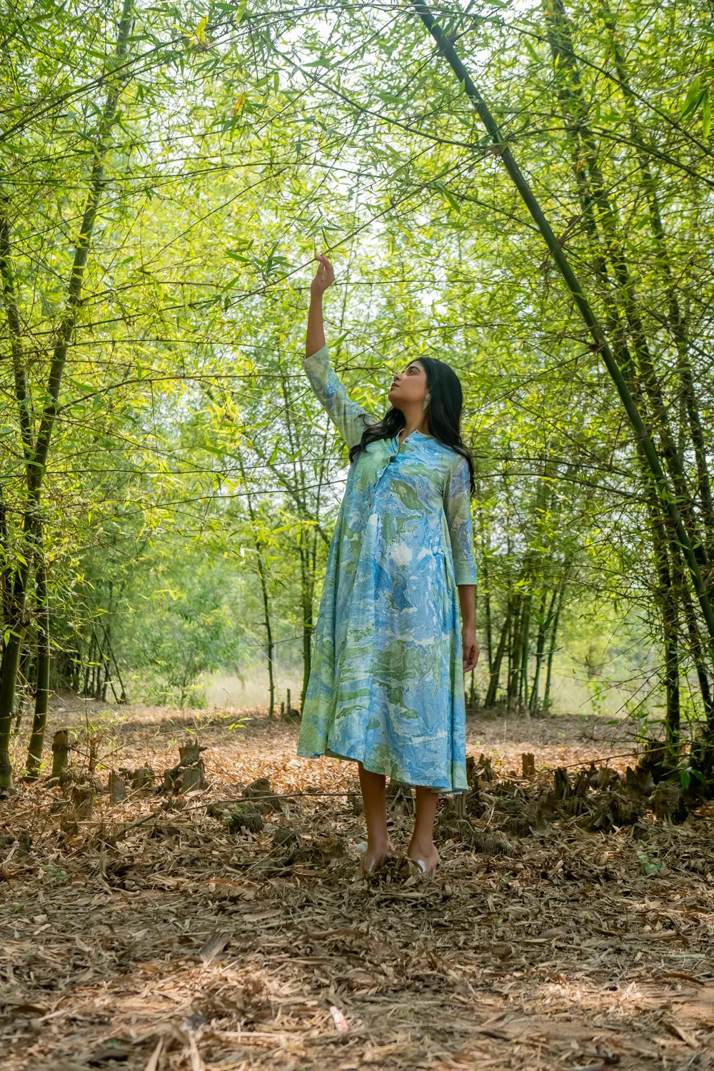 Bluegrass Marble Pure Cotton Dress