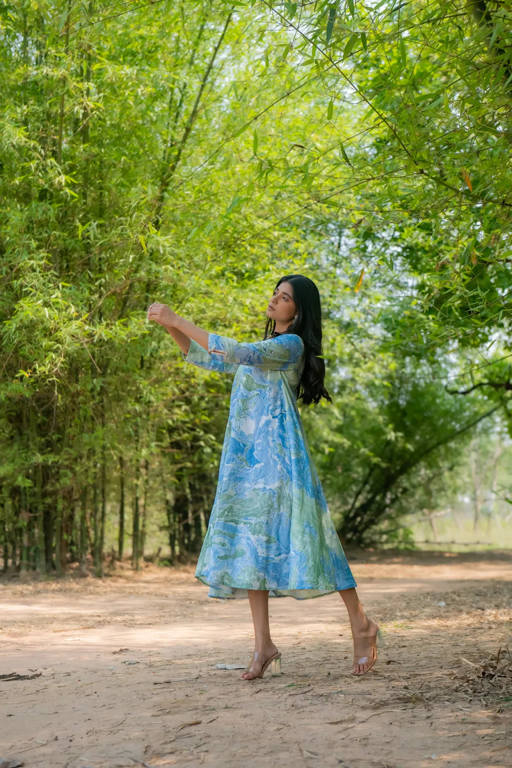 Bluegrass Marble Pure Cotton Dress