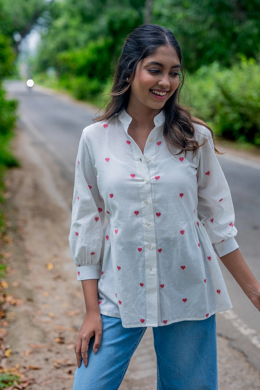 Scarlet Bloom South Cotton Top