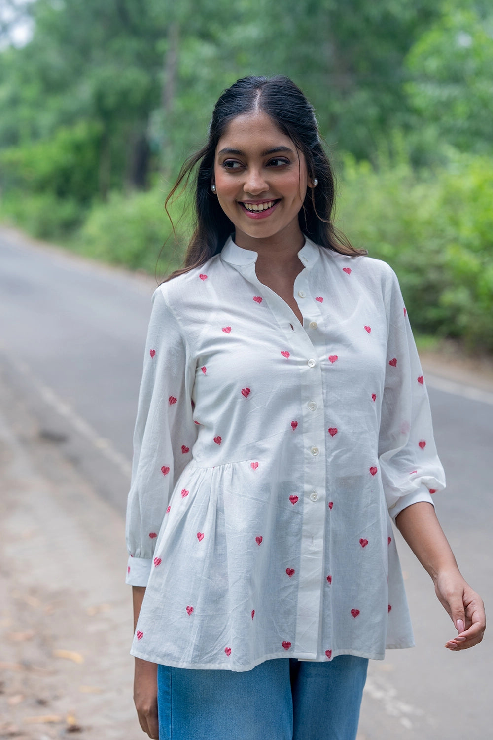 Scarlet Bloom South Cotton Top