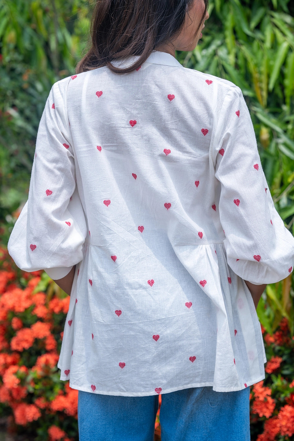 Scarlet Bloom South Cotton Top