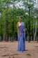 Handloom Blue Check Mul Cotton Saree
