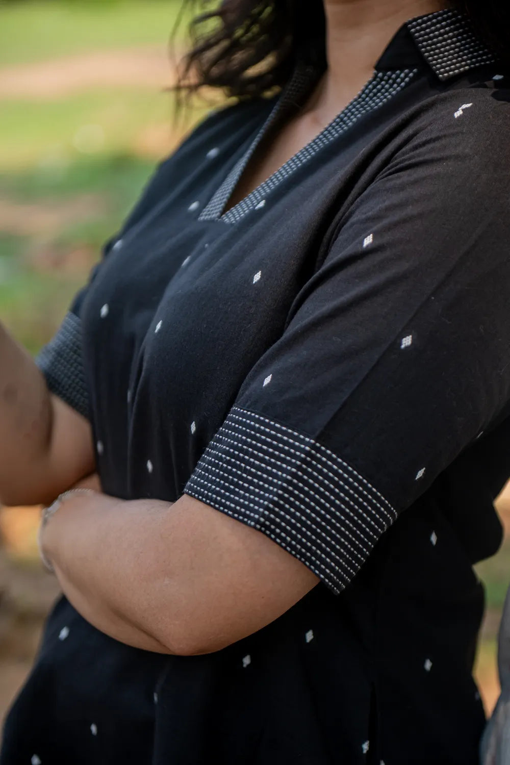 Black & White Pure Cotton Top