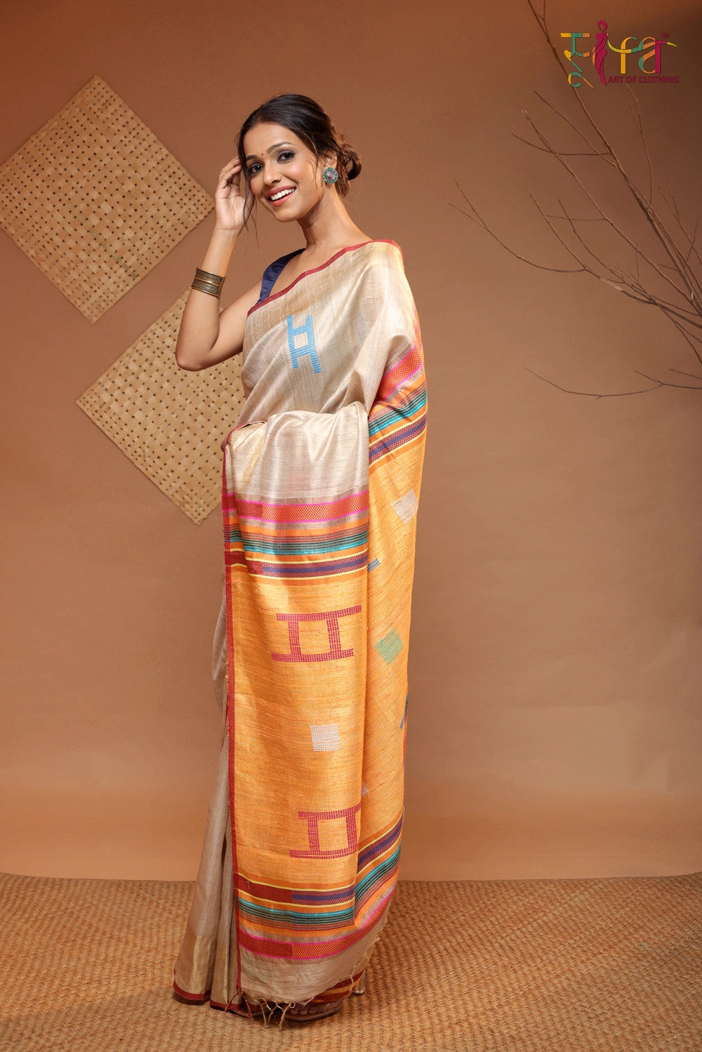 15 Beautiful Designs of Multi Colour Sarees for Bright Look