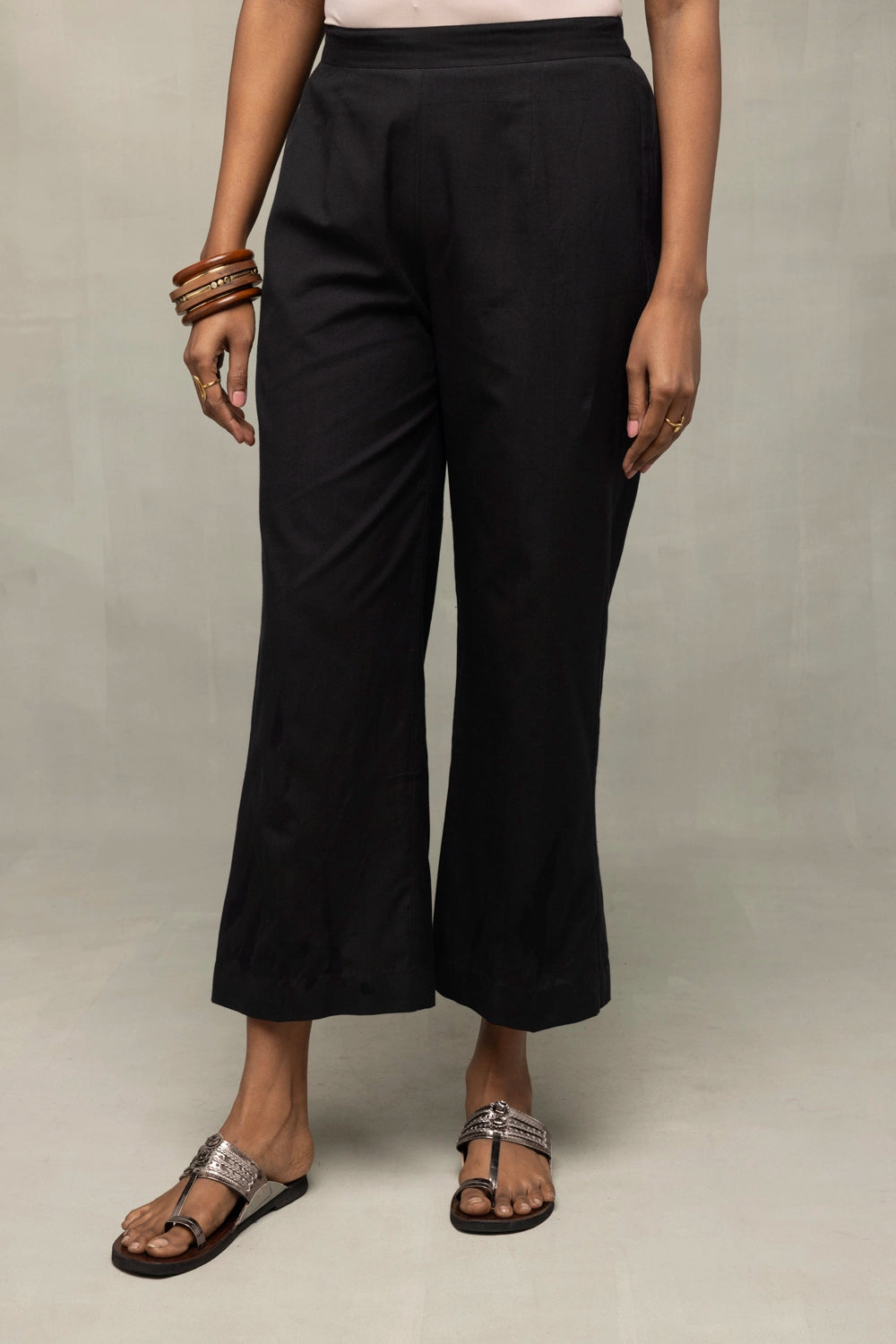 Black Gulnaar Woven Co-Ord Set
