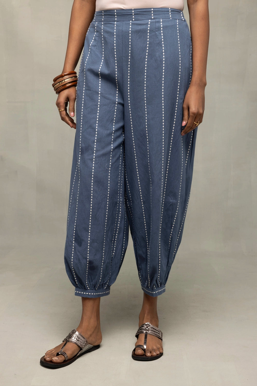 Blue Gulnaar Woven Co-Ord Set