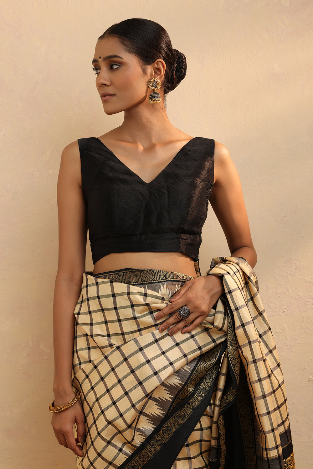 Black Silk Blouse