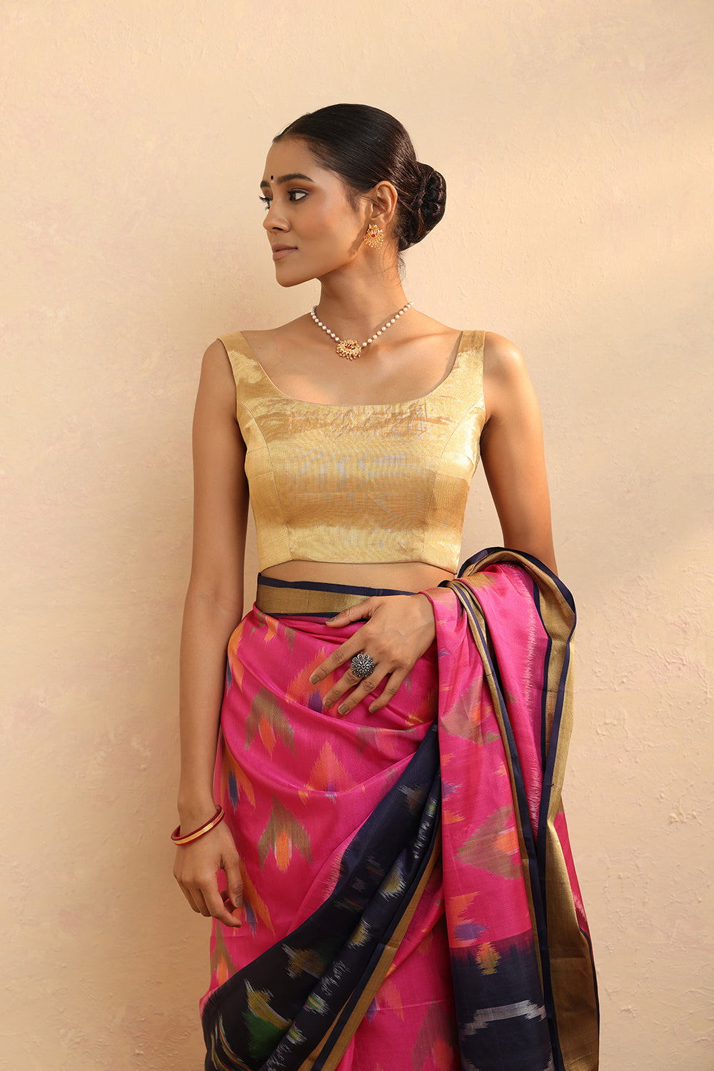 Gold Tissue Blouse