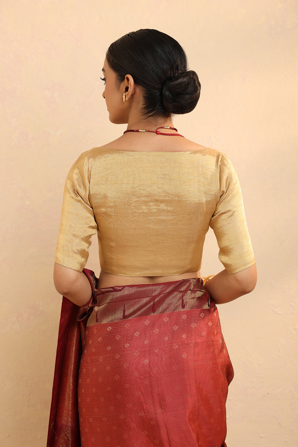 Golden Tissue Blouse