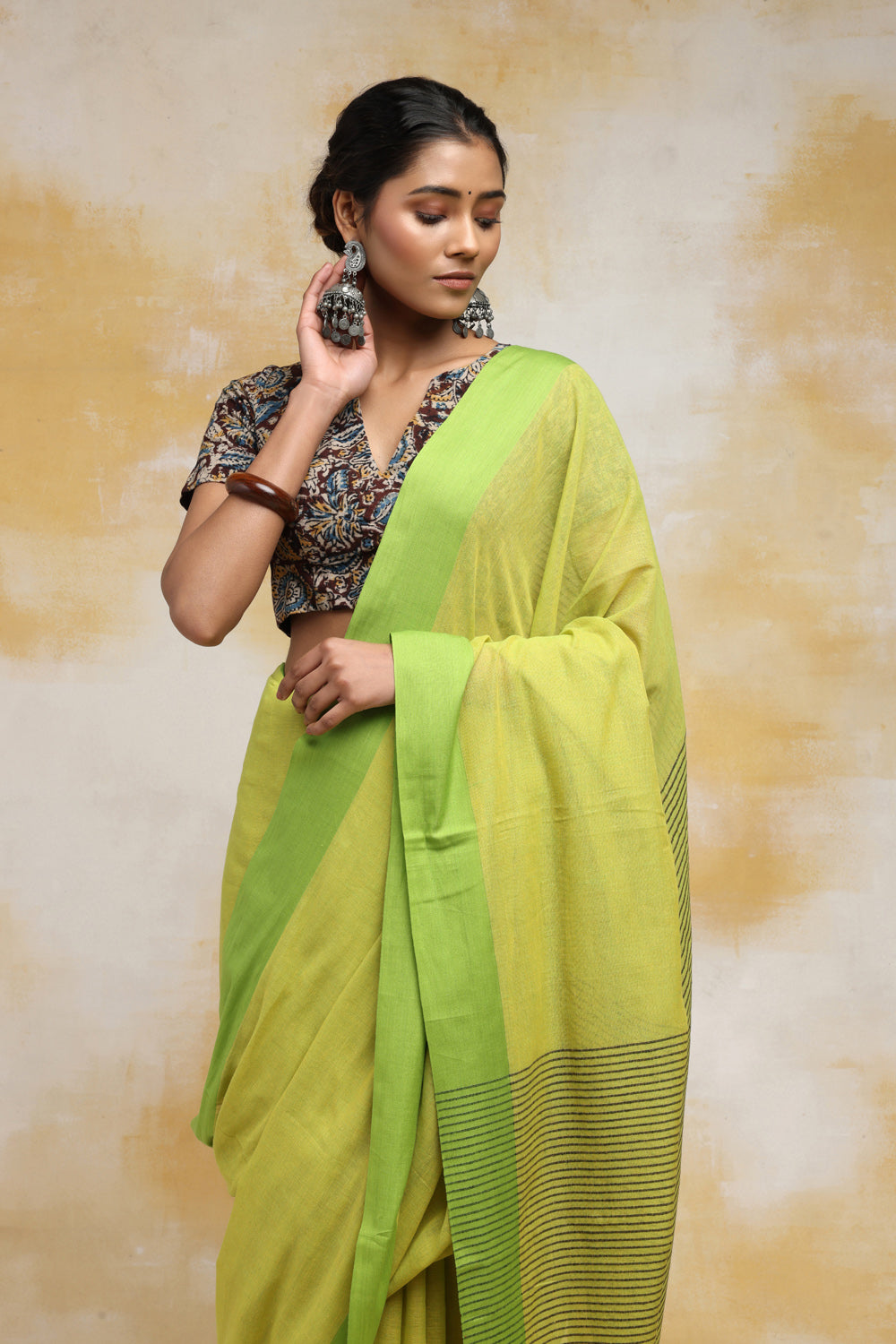 Banarasi Saree for Women Party Wear Fancy Heavy Designer Saree with  Un-stitched Blouse, Lemon Green, Regular : Amazon… | Saree designs, Soft  silk sarees, Party wear