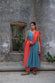 Handloom Grey Pure Cotton Jamdani Kurta Set