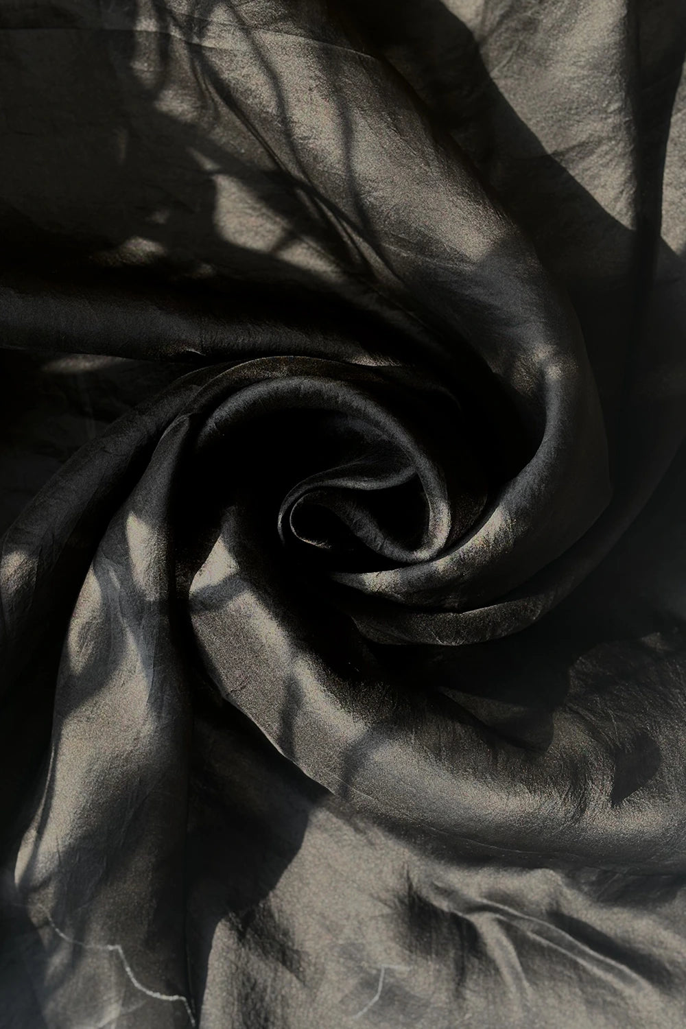 Handwoven Black Sheer Organza Silk Banarasi Dupatta for Festive Wear