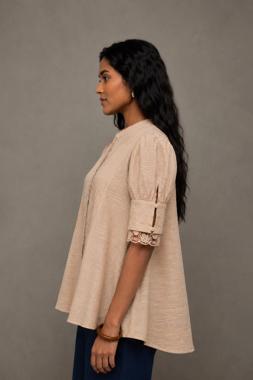 lightweight-breathable-beige-pure-cotton-buttoned-top-for-everyday-wear