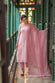Pastel Pink Mul Chanderi Hand Knotted Bandhani Kurta Set with Dupatta