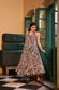 Brown Spotted Maxi Cotton Dress