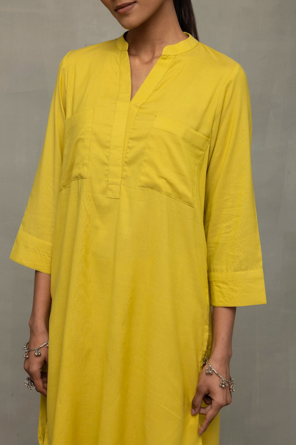Soft Yellow Banana Cotton Co-ord Set for Casual Summer Wear
